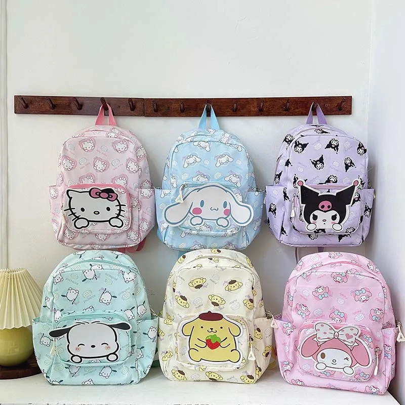 New Sanrio Cute Anime Backpack Cartoon Hello Kitty My Melody Kuromi Cinnamoroll Pochacco Kindergarten Children's Holiday Gifts
New Sanrio Cute Anime Backpack Cartoon Hello Kitty My Melody Kuromi Cinnamoroll Pochacco Kindergarten Children's Holiday Gifts