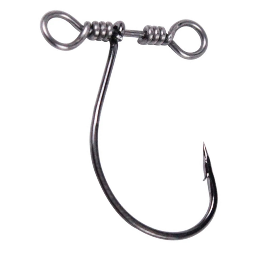 10pcs Steel Barbed Carp Fishing Hooks Spin Shots Drop Shot Hooks With 360° Swivel Fishing Terminal Tackle Sea Tackle Accessori
10pcs Steel Barbed Carp Fishing Hooks Spin Shots Drop Shot Hooks With 360° Swivel Fishing Terminal Tackle Sea Tackle Accessori