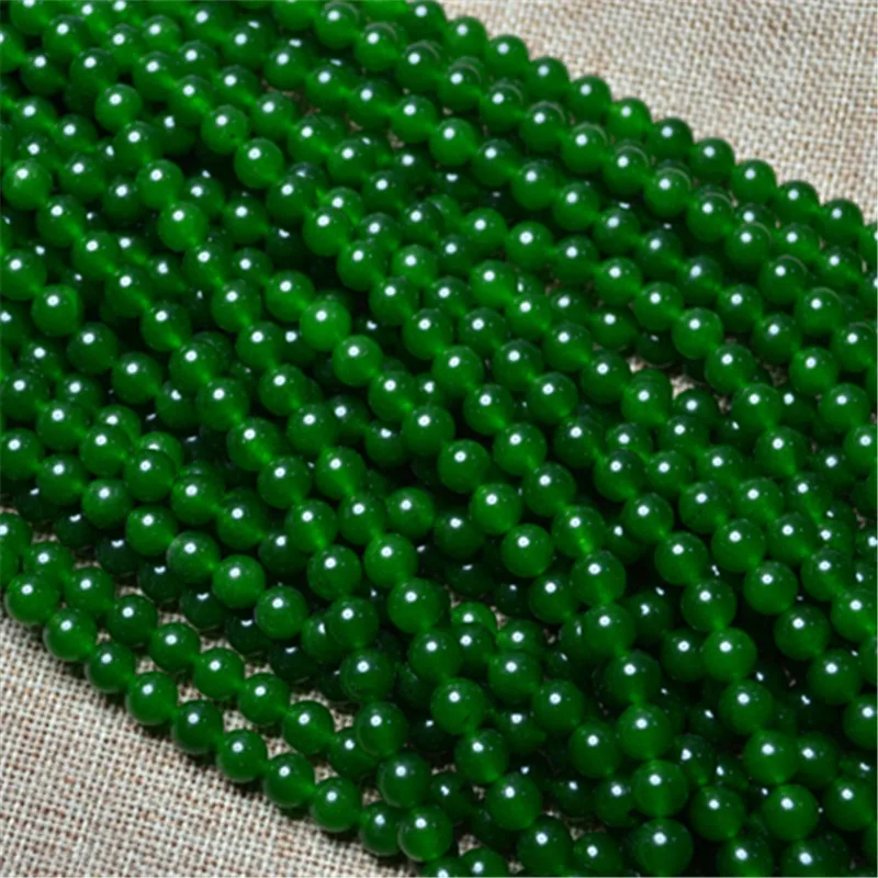 Genuine Natural Green Jade Beads For Jewelry Making Diy Bracelet Necklace Round Jades Stone Loose Beads Accessories Wholesale 
Genuine Natural Green Jade Beads For Jewelry Making Diy Bracelet Necklace Round Jades Stone Loose Beads Accessories Wholesale