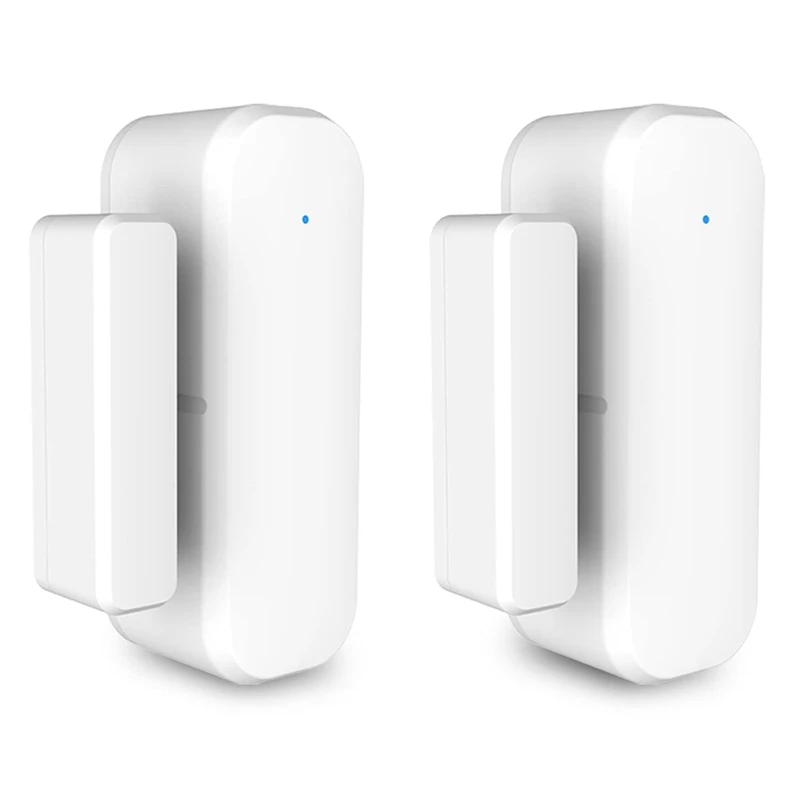 Датчик двери умный с Wi-Fi, датчик контакта для окон и дверей с сигнализацией, подходит для домашней системы безопасности, автоматизация умного дома, 2 пары
Датчик двери умный с Wi-Fi, датчик контакта для окон и дверей с сигнализацией, подходит для домашней системы безопасности, автоматизация умного дома, 2 пары