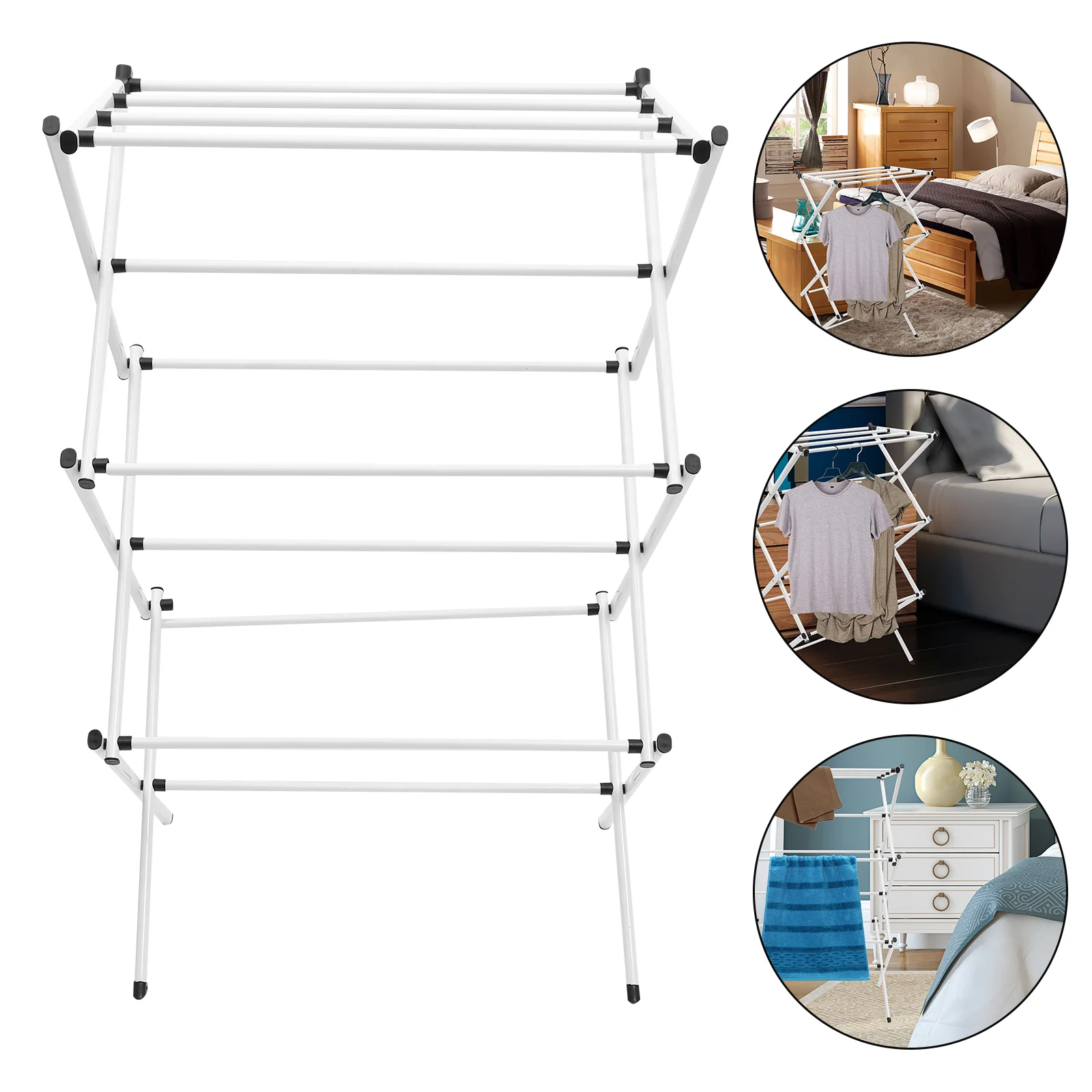 Clothes Drying Rack Indoor Laundry Rack Household Collapsible Clothing Drying Rack
Clothes Drying Rack Indoor Laundry Rack Household Collapsible Clothing Drying Rack