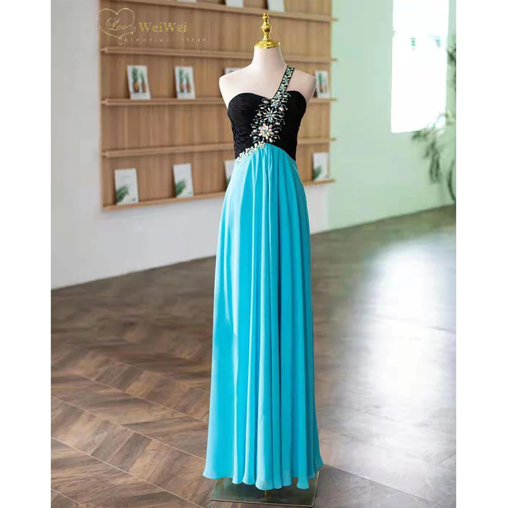 Loveweiwei One Shouder Evening Dresses 2022 Beading Prom Dresses Tulle Party Dresses A Line Elegant Long Dress Robes De Soirée
Loveweiwei One Shouder Evening Dresses 2022 Beading Prom Dresses Tulle Party Dresses A Line Elegant Long Dress Robes De Soirée