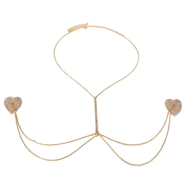 PuRui Delicate Rhinestone Chain Linked Nipple Cover With Choker Body Chain For Women Sexy Beach Bikini Sling Bra Bondage Chain
PuRui Delicate Rhinestone Chain Linked Nipple Cover With Choker Body Chain For Women Sexy Beach Bikini Sling Bra Bondage Chain