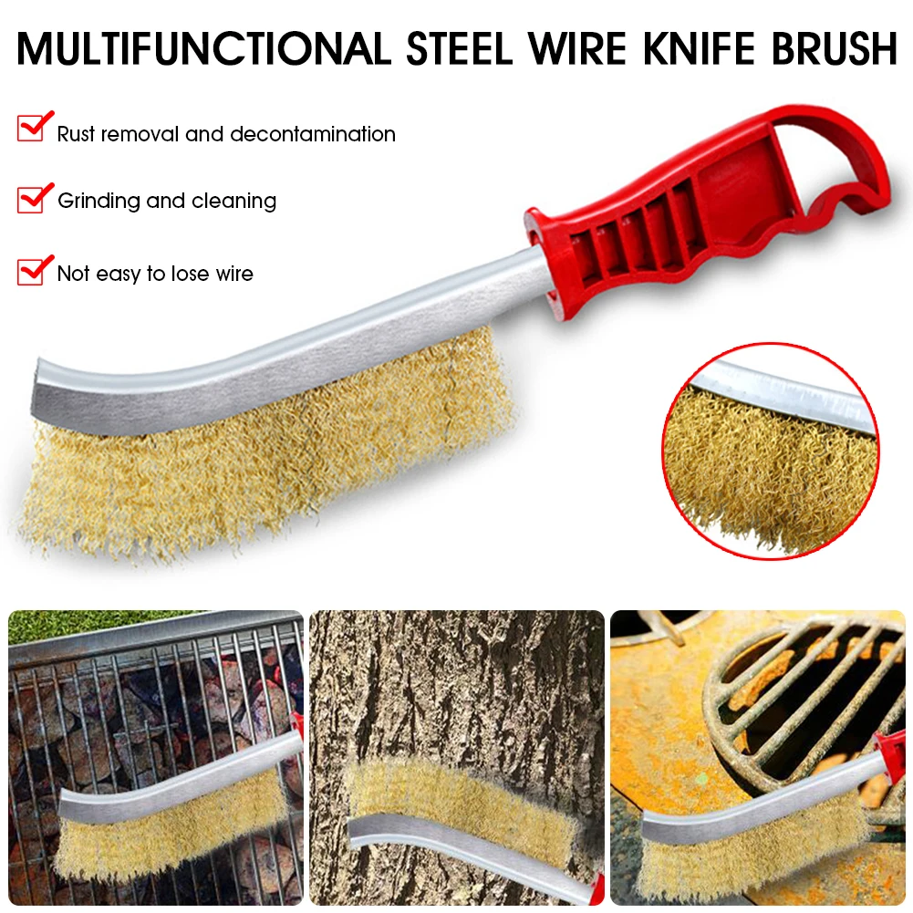 Grill Cleaning Brush Steel Wire Cleaner Lengthened Wear-resistant Kitchen Cleaning Tool Accessories For BBQ Grill Garden
Grill Cleaning Brush Steel Wire Cleaner Lengthened Wear-resistant Kitchen Cleaning Tool Accessories For BBQ Grill Garden