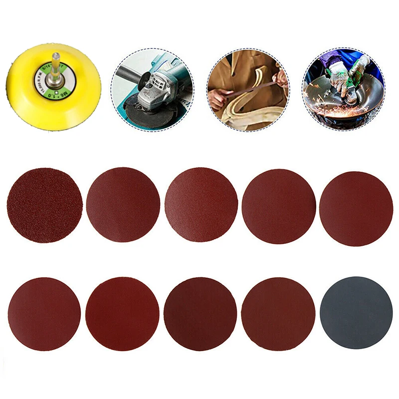 Set Sanding Discs Tools Rod 3 Inch Aluminium Oxide Red Brown Hook & Loop Sanding And Polishing Woods, Leather, Stones
Set Sanding Discs Tools Rod 3 Inch Aluminium Oxide Red Brown Hook & Loop Sanding And Polishing Woods, Leather, Stones