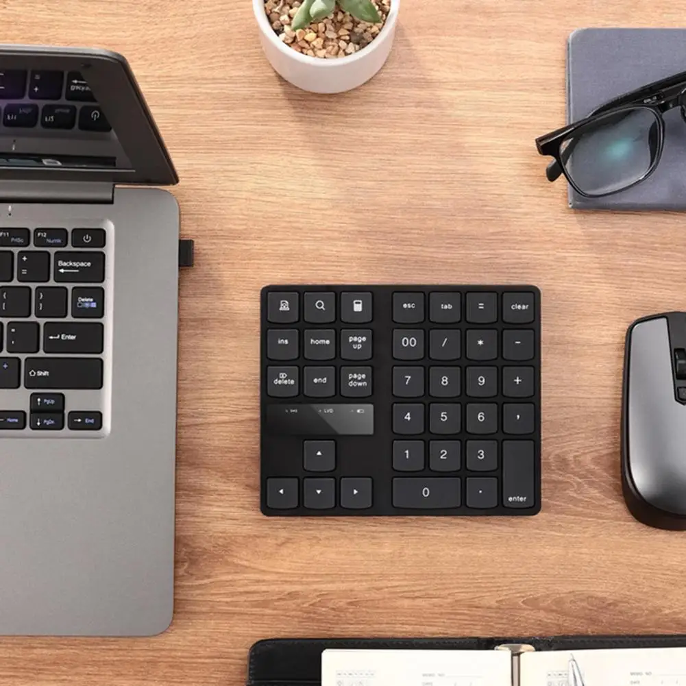 

Digital Keyboard 35 Keys Professional Quiet Portable Low Consumption 2.4GHz Wireless Mini Numpad for Office