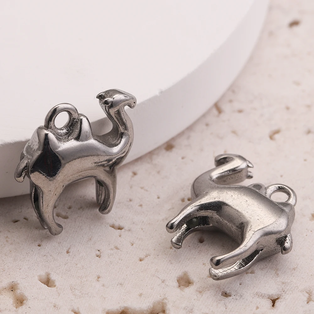 5 pcs 17.5*18.5mm Hole Camel Stainless Steel Charms Antique Tibetan Making DIY Pendants Handmade Jewelry Making Accessories
5 pcs 17.5*18.5mm Hole Camel Stainless Steel Charms Antique Tibetan Making DIY Pendants Handmade Jewelry Making Accessories