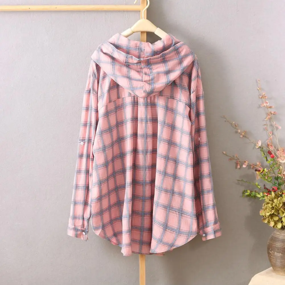 Anti-shrink Sun Protection Casual Loose Plaid Print Beach Cardigan Female Clothes
Anti-shrink Sun Protection Casual Loose Plaid Print Beach Cardigan Female Clothes