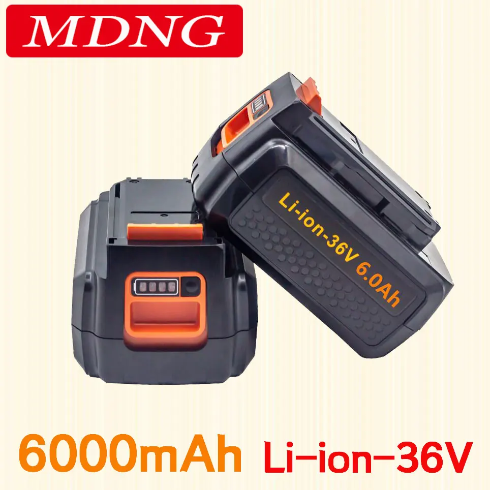 Литий-ионная аккумуляторная батарея 100% для Black Decker 36 В/40 в 6000 мАч LBXR36 BL2036 LBX2040 LST136 LST420 LST220 L50
Литий-ионная аккумуляторная батарея 100% для Black Decker 36 В/40 в 6000 мАч LBXR36 BL2036 LBX2040 LST136 LST420 LST220 L50