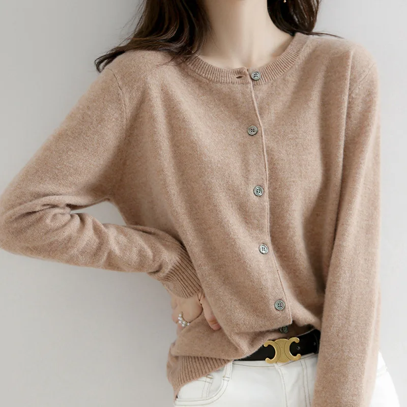Autumn/Winter New Knitwear Cardigan Women O Neck Loose Sweater Bottoming Shirt Long Sleeve Jacket Fashion 15Color Top Ropa Mujer
Autumn/Winter New Knitwear Cardigan Women O Neck Loose Sweater Bottoming Shirt Long Sleeve Jacket Fashion 15Color Top Ropa Mujer