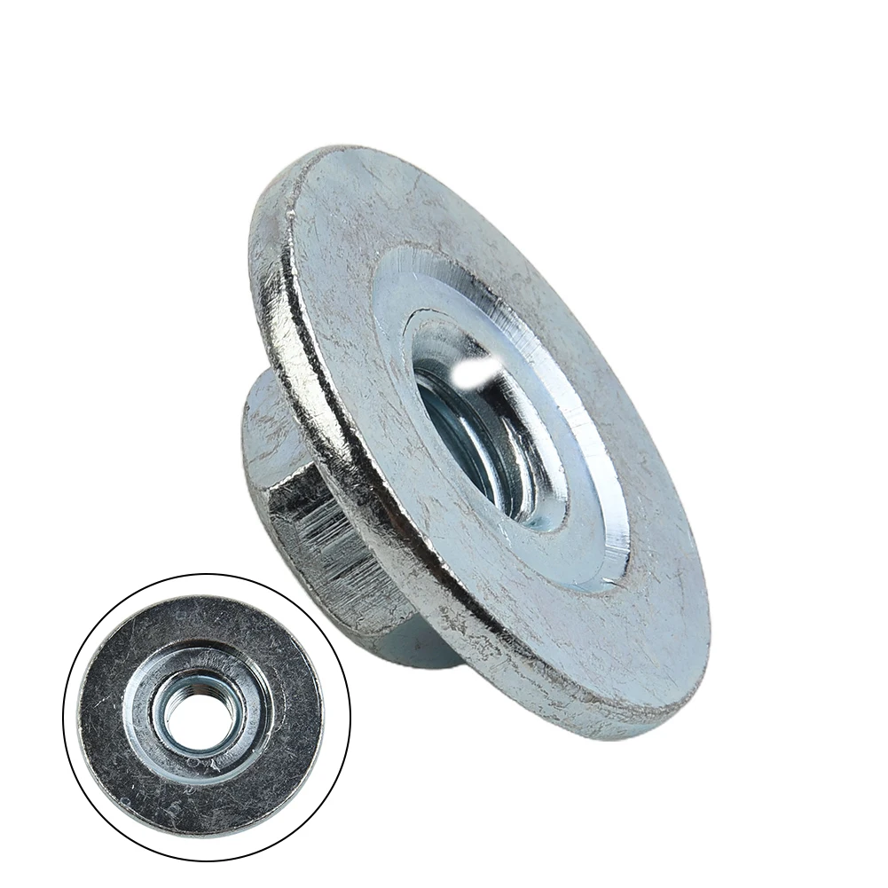 Hexagonal Angle Grinder Disc Flange Nut Silver Metal Power Tool Replacement Accessories For 125/150/180/230 Type Angle Grinder
Hexagonal Angle Grinder Disc Flange Nut Silver Metal Power Tool Replacement Accessories For 125/150/180/230 Type Angle Grinder
