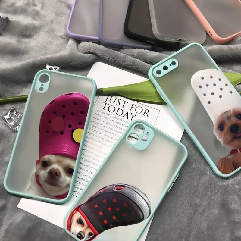 Creative Dog with Shoes Phone Case matte transparent For iphone 7 8 11 12 13 plus mini x xs xr pro max cover
Creative Dog with Shoes Phone Case matte transparent For iphone 7 8 11 12 13 plus mini x xs xr pro max cover
