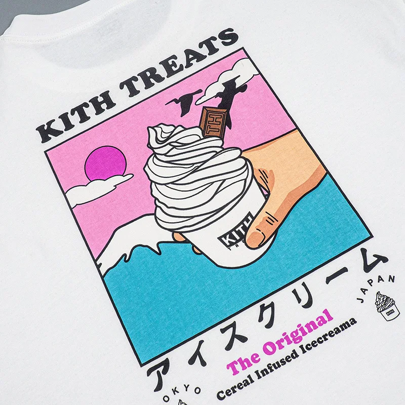 KITH TREATS LOCALE Tee T-shirt Men Women High Quality White Icecream Tops Fashion Casual Kith Short Sleeve Hip Hop Loose
KITH TREATS LOCALE Tee T-shirt Men Women High Quality White Icecream Tops Fashion Casual Kith Short Sleeve Hip Hop Loose
