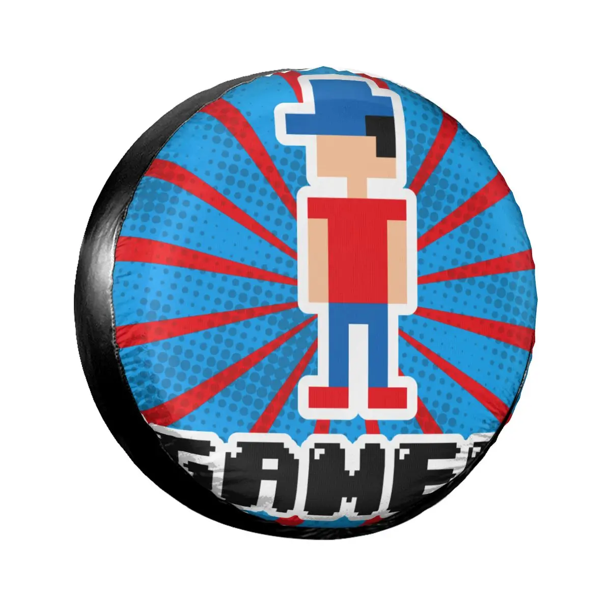 1Pc Car Spare Tire Cover Video Games Striped Boom Beams Retro 90'S Toys Boy With Cap Case Tire for Cars Wheel Protection Cover
1Pc Car Spare Tire Cover Video Games Striped Boom Beams Retro 90'S Toys Boy With Cap Case Tire for Cars Wheel Protection Cover