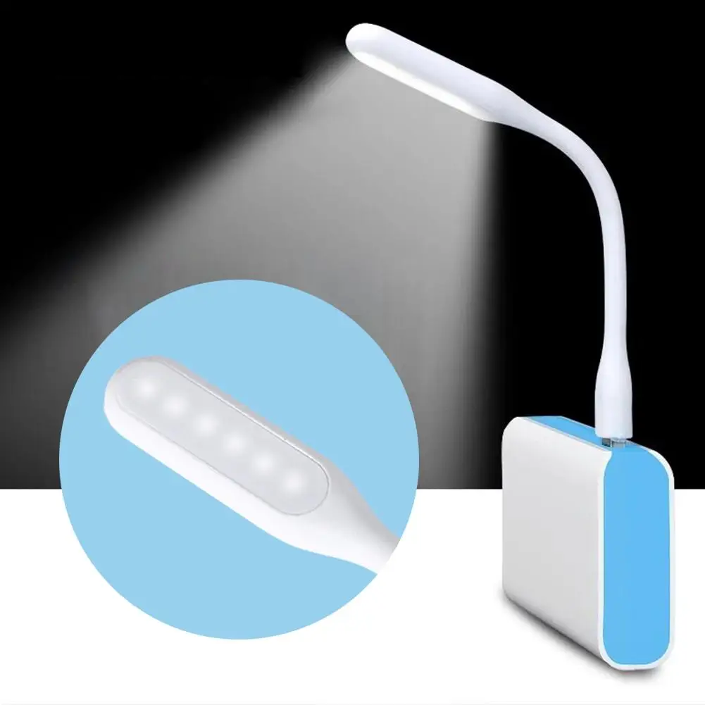 

Светодиодный ночной мини-светильник с USB-разъемом, лампа с внешним аккумулятором и зарядкой от USB, светильник круглая лампа для чтения с защи...