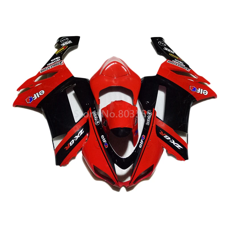 Red Black Chinese fairing Parts For Kawasaki ZX6R 2007 2008 Injection Replace Bodywork Fairings Kits zx6r 07 08 LI17
Red Black Chinese fairing Parts For Kawasaki ZX6R 2007 2008 Injection Replace Bodywork Fairings Kits zx6r 07 08 LI17