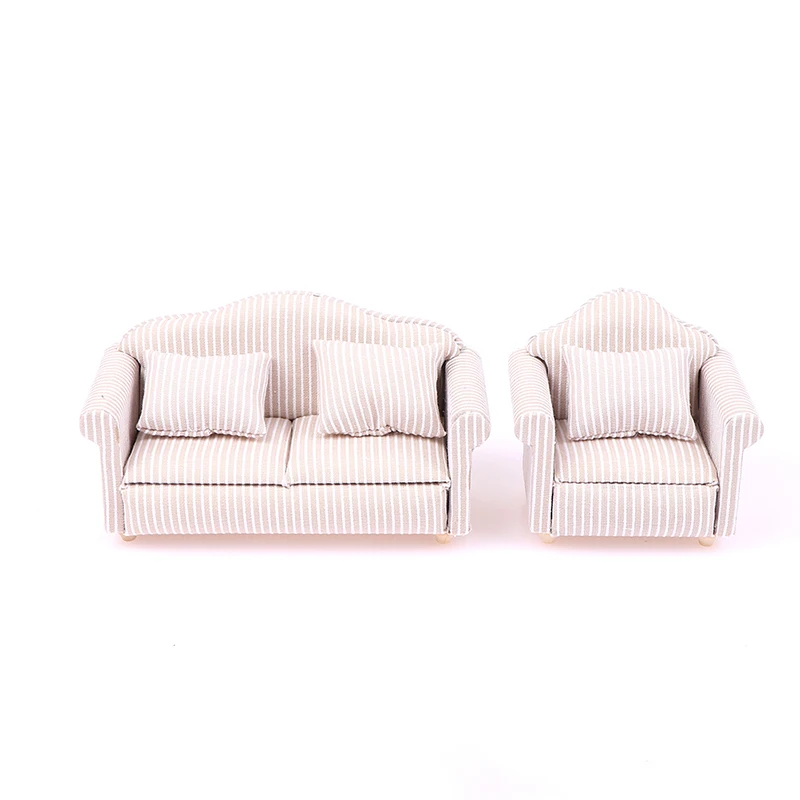 1pc Mini Dollhouse Furniture Sofa With Pillow Set Simulation Miniature Living Room Kids Pretend Play DIY Doll House Decor
1pc Mini Dollhouse Furniture Sofa With Pillow Set Simulation Miniature Living Room Kids Pretend Play DIY Doll House Decor