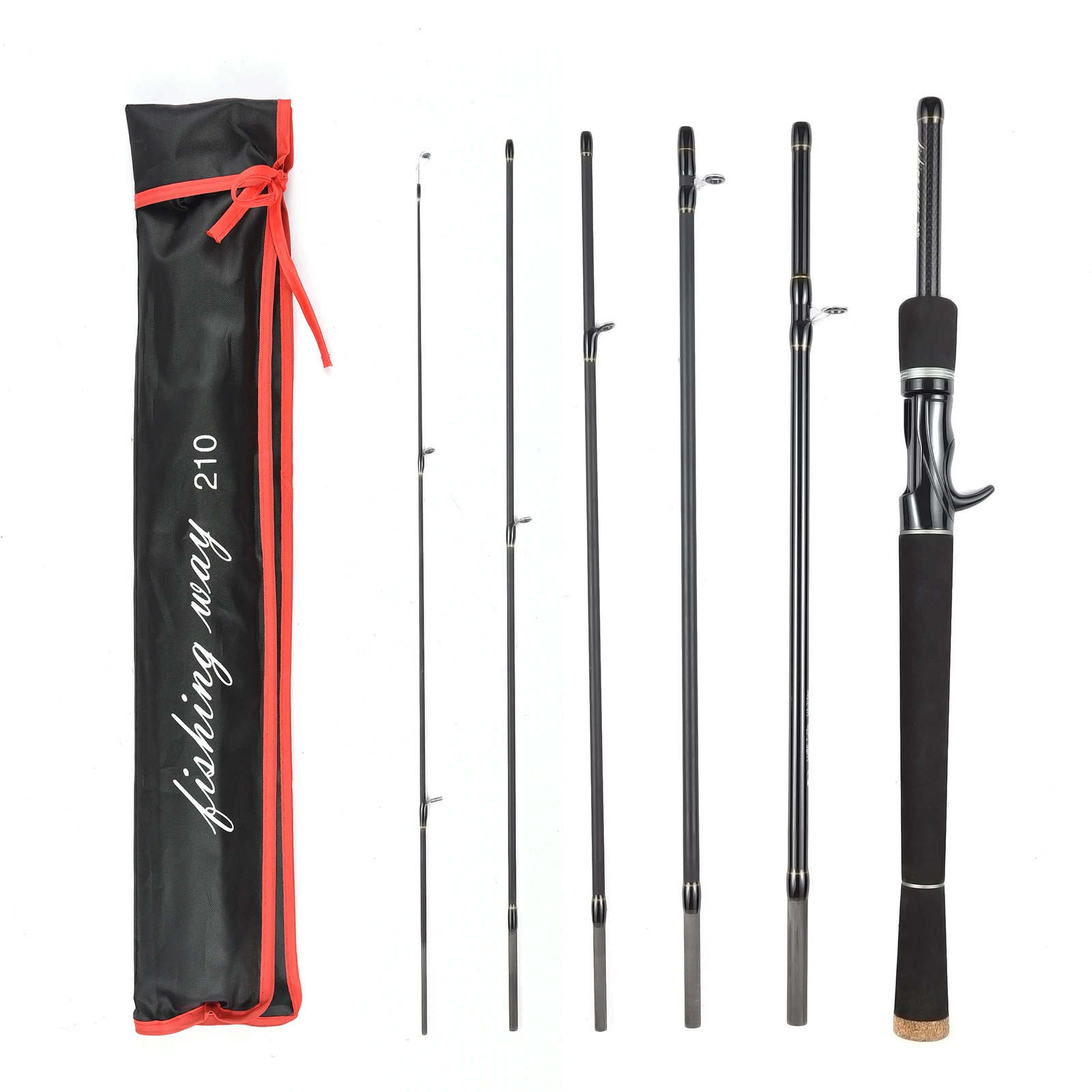 6 Piece Fishing Poles Ultralight Spinning/Casting Rod Travel Fishing Rod with Storage Bag Fishing Pesca Equipment
6 Piece Fishing Poles Ultralight Spinning/Casting Rod Travel Fishing Rod with Storage Bag Fishing Pesca Equipment