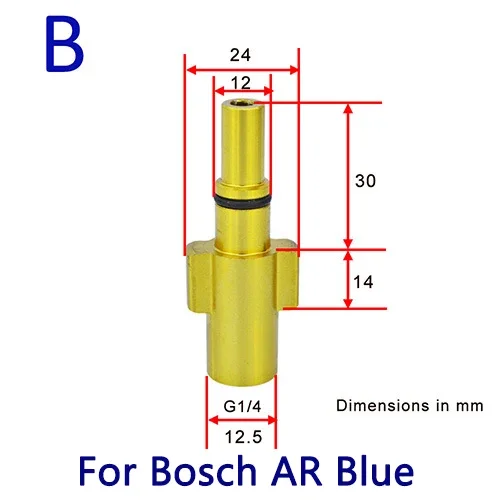 Разъем для водяного пистолета XMSJ 1/4" для Karcher, Bosch, Nilfisk
Разъем для водяного пистолета XMSJ 1/4" для Karcher, Bosch, Nilfisk