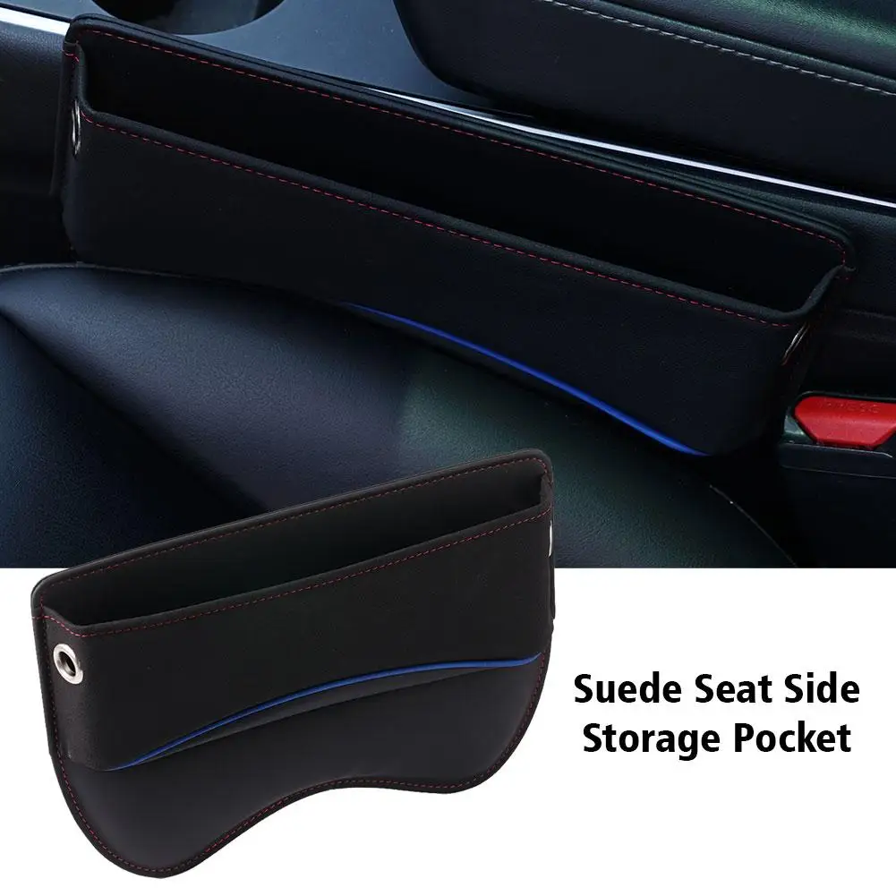 

Боковой карман для хранения замшевого сиденья для автомобильного сиденья, наполнитель для зазора, органайзер, автомобильные щелевые щелечки, аккуратные внутренние детали E7A8