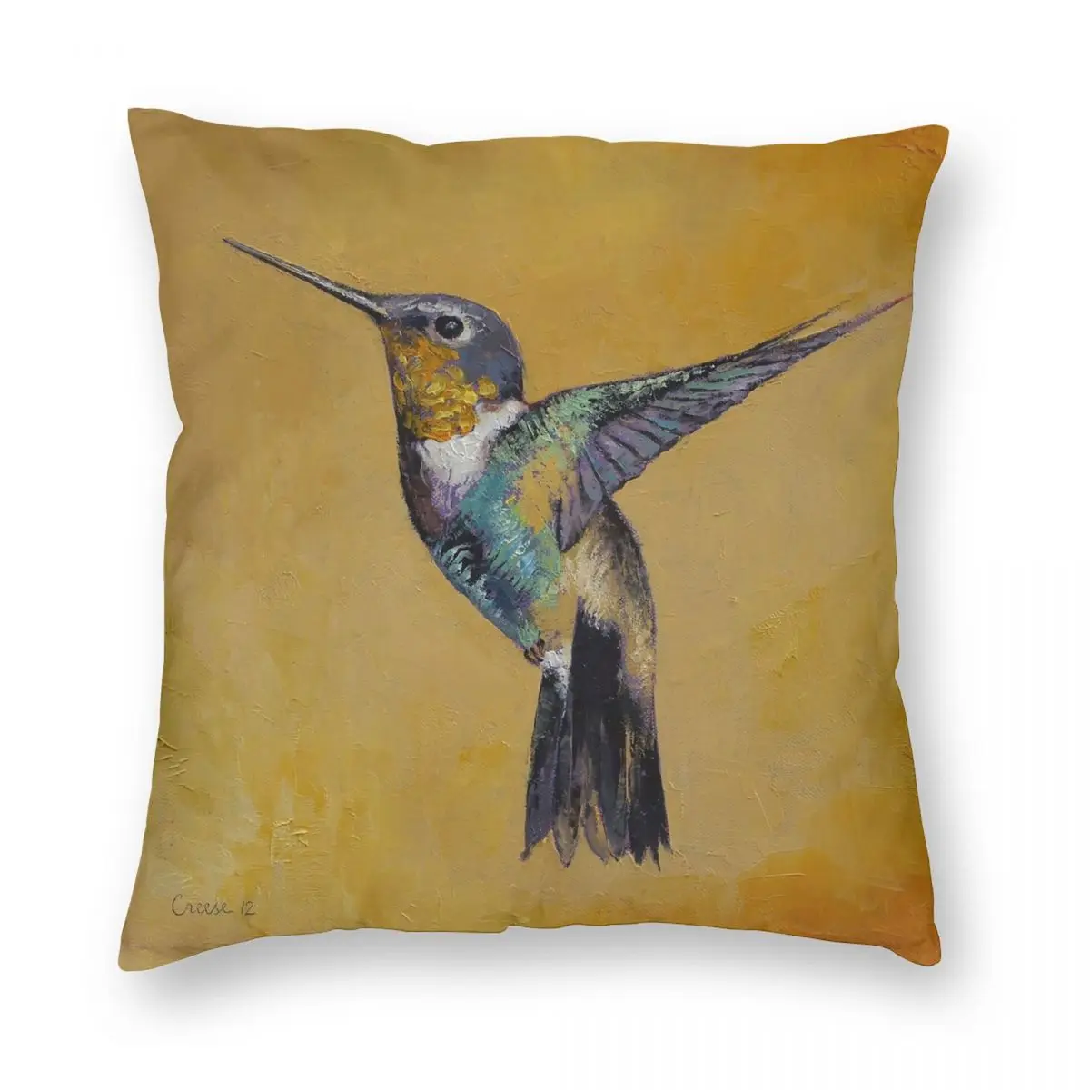 Hummingbird Square Pillowcase Polyester Linen Velvet Pattern Zip Decor Throw Pillow Case Car Cushion Case 18"
Hummingbird Square Pillowcase Polyester Linen Velvet Pattern Zip Decor Throw Pillow Case Car Cushion Case 18"
