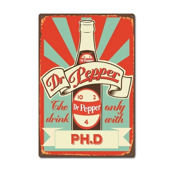 Винтажный постер Dr Pepper, жестяной знак, металлический декор, металлический знак, металлическая наклейка, металлическая живопись, настенный п...
Винтажный постер Dr Pepper, жестяной знак, металлический декор, металлический знак, металлическая наклейка, металлическая живопись, настенный п...