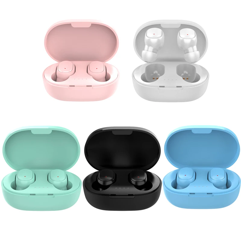 TWS Bluetooth 5.1 Headset Wireless Earbuds Stereo Bass Headphone Sport Earphone with Microphone Charging Box for Smart Phone
TWS Bluetooth 5.1 Headset Wireless Earbuds Stereo Bass Headphone Sport Earphone with Microphone Charging Box for Smart Phone