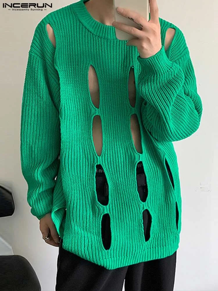 Tops 2023 Korean Style New Men Loose Comfortable Leisure Pullovers Fashion Hollow Knitted Long Sleeve Sweater S-5XL
Tops 2023 Korean Style New Men Loose Comfortable Leisure Pullovers Fashion Hollow Knitted Long Sleeve Sweater S-5XL