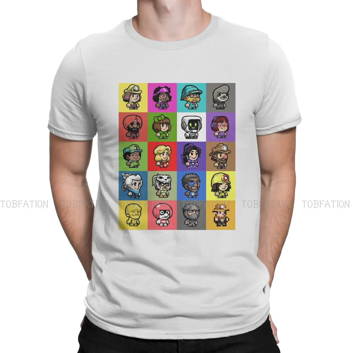 Music Retro Player Characters Pattern Halloween Hip Hop TShirt Spelunky Game Creative Streetwear Comfortable T Shirt Men Tee
Music Retro Player Characters Pattern Halloween Hip Hop TShirt Spelunky Game Creative Streetwear Comfortable T Shirt Men Tee
