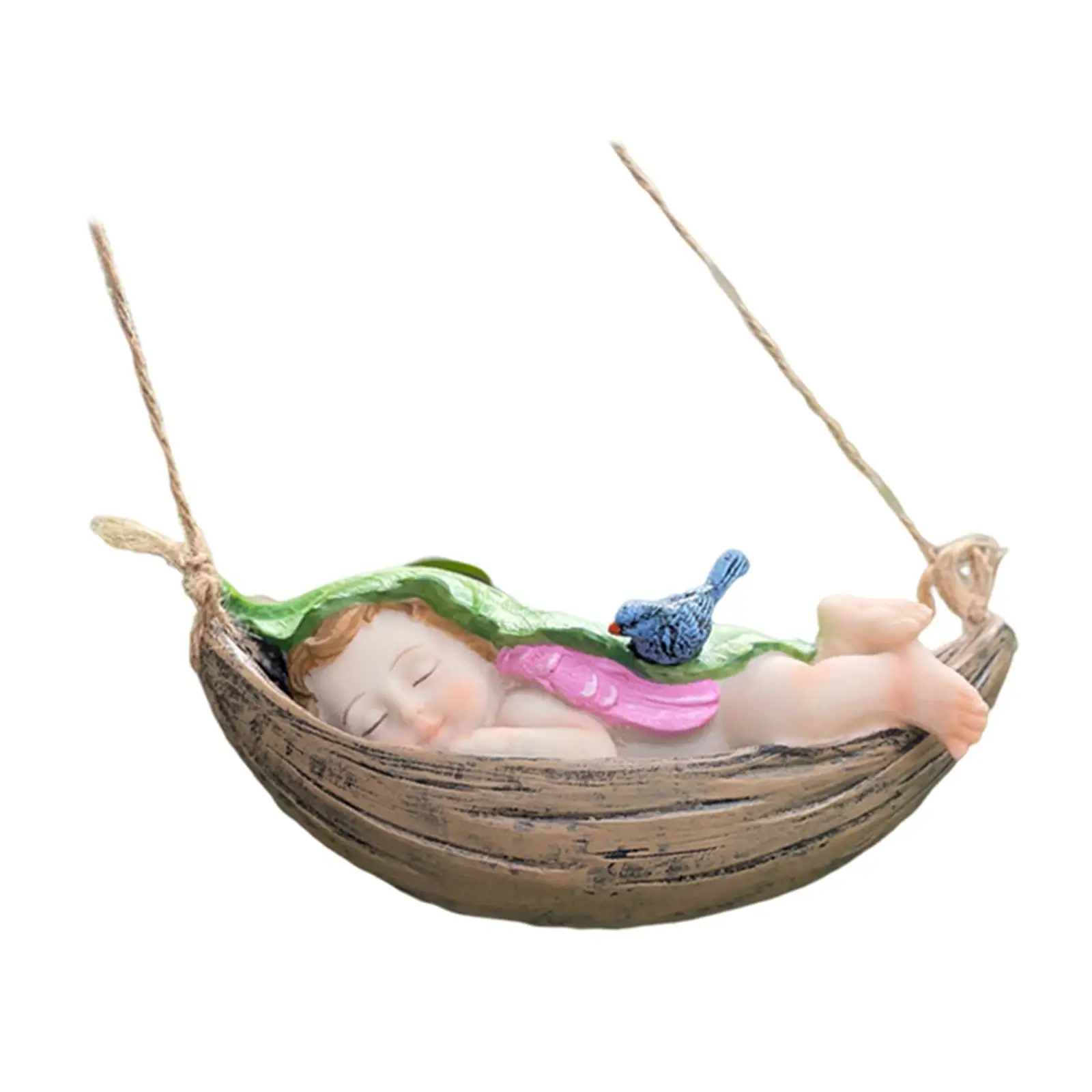 Garden Angel Figure Art Ornament Sleeping Statue Swing Hammock Figurines Fairy Sculpture for Office Holiday Lawn Party Ornaments
Garden Angel Figure Art Ornament Sleeping Statue Swing Hammock Figurines Fairy Sculpture for Office Holiday Lawn Party Ornaments