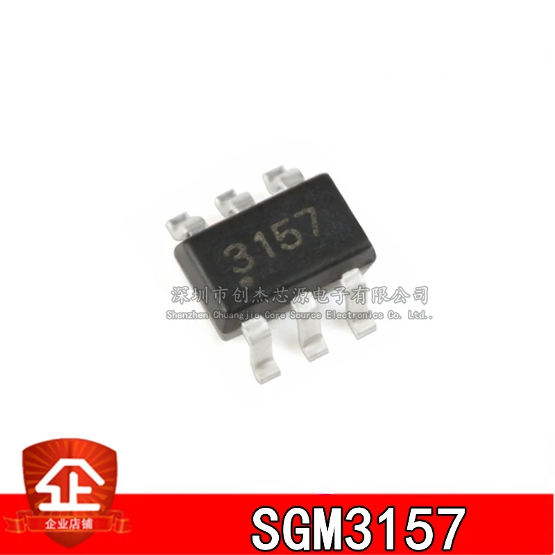 

10pcs New and original SGM3157YC6/TR 3157 SC-70-6 Single pole double throw analog signal switch chip SGM3157YC6/TR SC70-6 3157