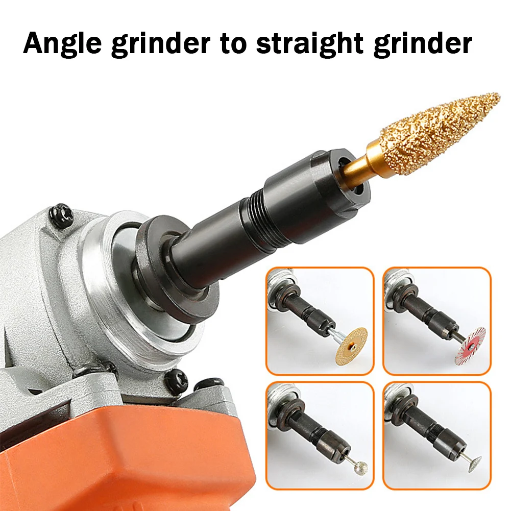 UYANGG 6MM/3MM Angle Grinder Modified Adapter To Straight Grinder Chuck For 100-type Angle Grinder M10 Thread Grinding,Polishing
UYANGG 6MM/3MM Angle Grinder Modified Adapter To Straight Grinder Chuck For 100-type Angle Grinder M10 Thread Grinding,Polishing
