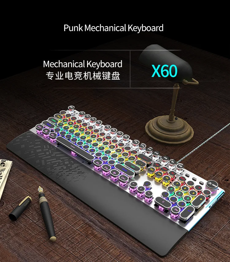 Механическая клавиатура, USB-подставка для рук, алюминиевый сплав, светящаяся RGB проводная мышь в комплекте, зеленая ось, электронные игры, офисный ноутбук
Механическая клавиатура, USB-подставка для рук, алюминиевый сплав, светящаяся RGB проводная мышь в комплекте, зеленая ось, электронные игры, офисный ноутбук