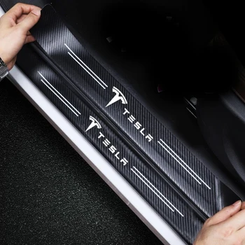 For Tesla Model 3 X S Model Y 4 pcs Leather Protective Stickers Carbon Fiber Car Door Sill Pedal Stickers
For Tesla Model 3 X S Model Y 4 pcs Leather Protective Stickers Carbon Fiber Car Door Sill Pedal Stickers