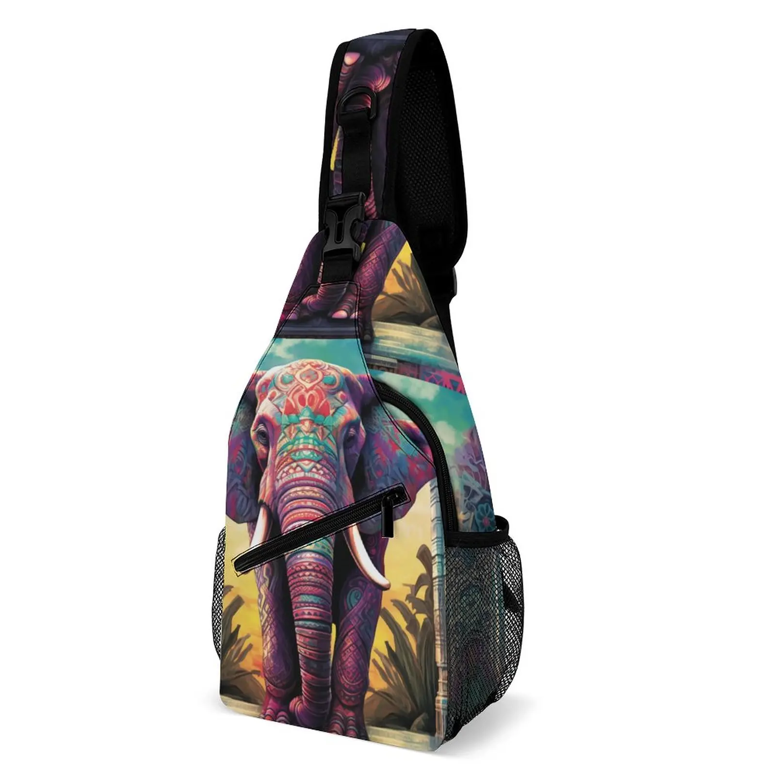 Elephant Shoulder Bags Graffiti Vibrant Exciting Streetwear Chest Bag Women Phone Cycling Sling Bag Fishing Print Small Bags
Elephant Shoulder Bags Graffiti Vibrant Exciting Streetwear Chest Bag Women Phone Cycling Sling Bag Fishing Print Small Bags