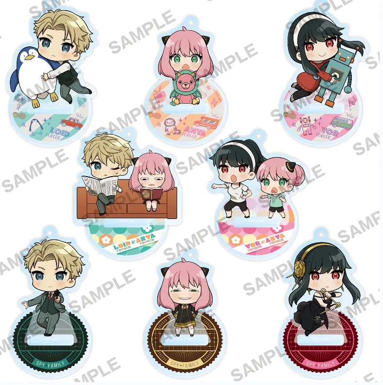 Anime SPY×FAMILY Twilight Loid Forger Anya Forger Yor Forger Q Version Acrylic Figure Stand Model Cartoon Keychain Pendant Toys
Anime SPY×FAMILY Twilight Loid Forger Anya Forger Yor Forger Q Version Acrylic Figure Stand Model Cartoon Keychain Pendant Toys