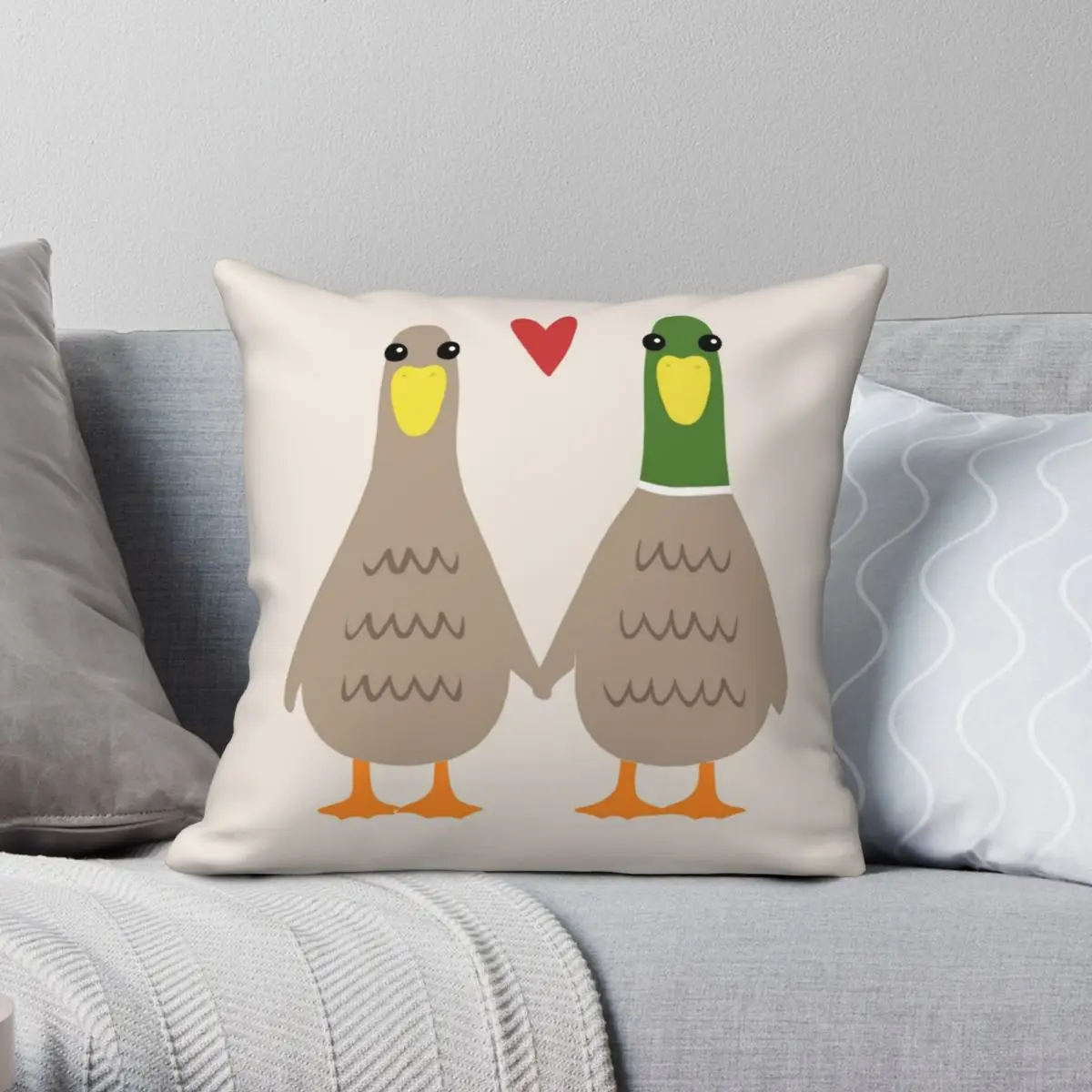 Love Ducks Square Pillowcase Polyester Linen Velvet Creative Zip Decor Sofa Seater Cushion Cover
Love Ducks Square Pillowcase Polyester Linen Velvet Creative Zip Decor Sofa Seater Cushion Cover