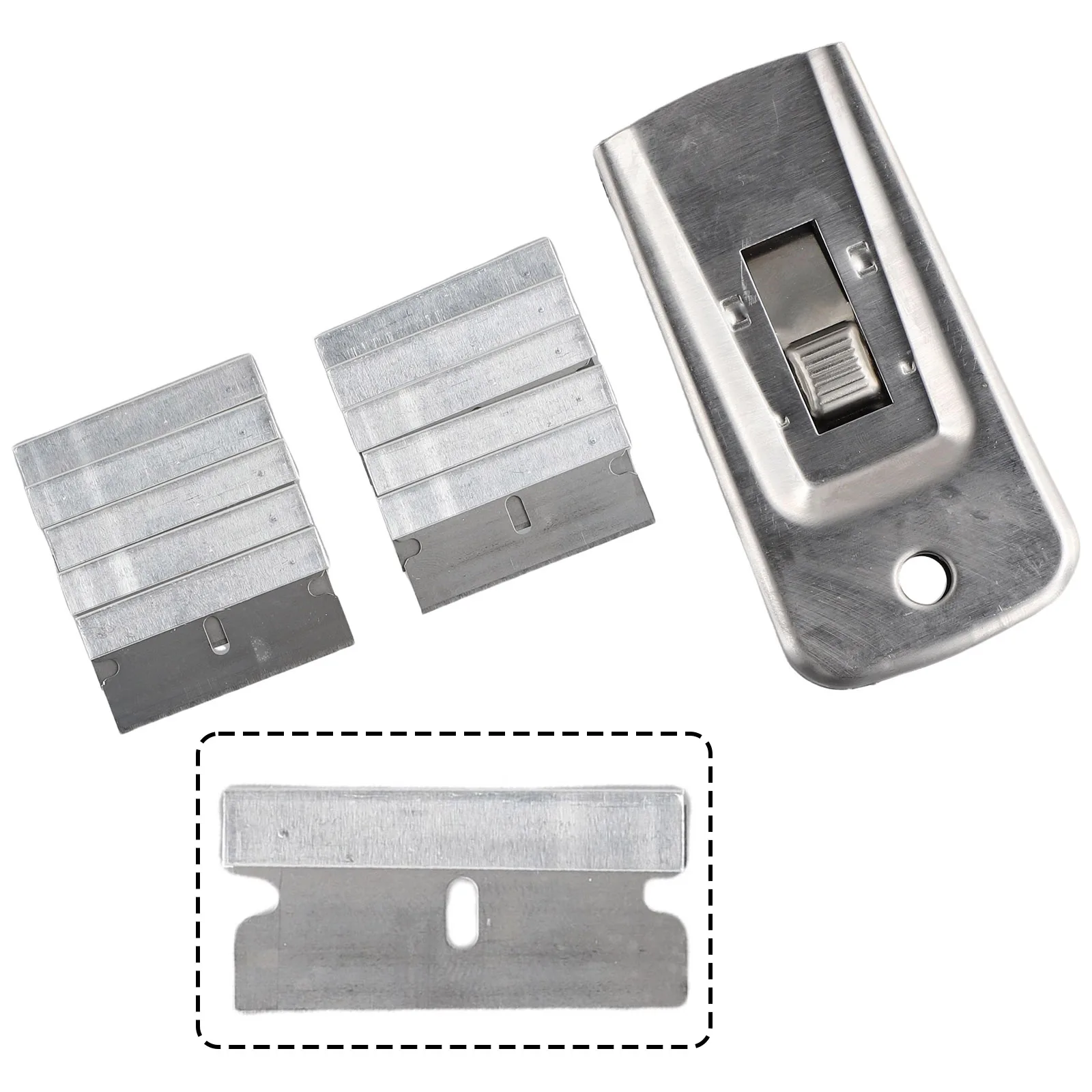 Changing blades Razor Scraper Set Edge Razor Blade Extra Replaces Blades Silver Stainless steel Window Hot sale
Changing blades Razor Scraper Set Edge Razor Blade Extra Replaces Blades Silver Stainless steel Window Hot sale