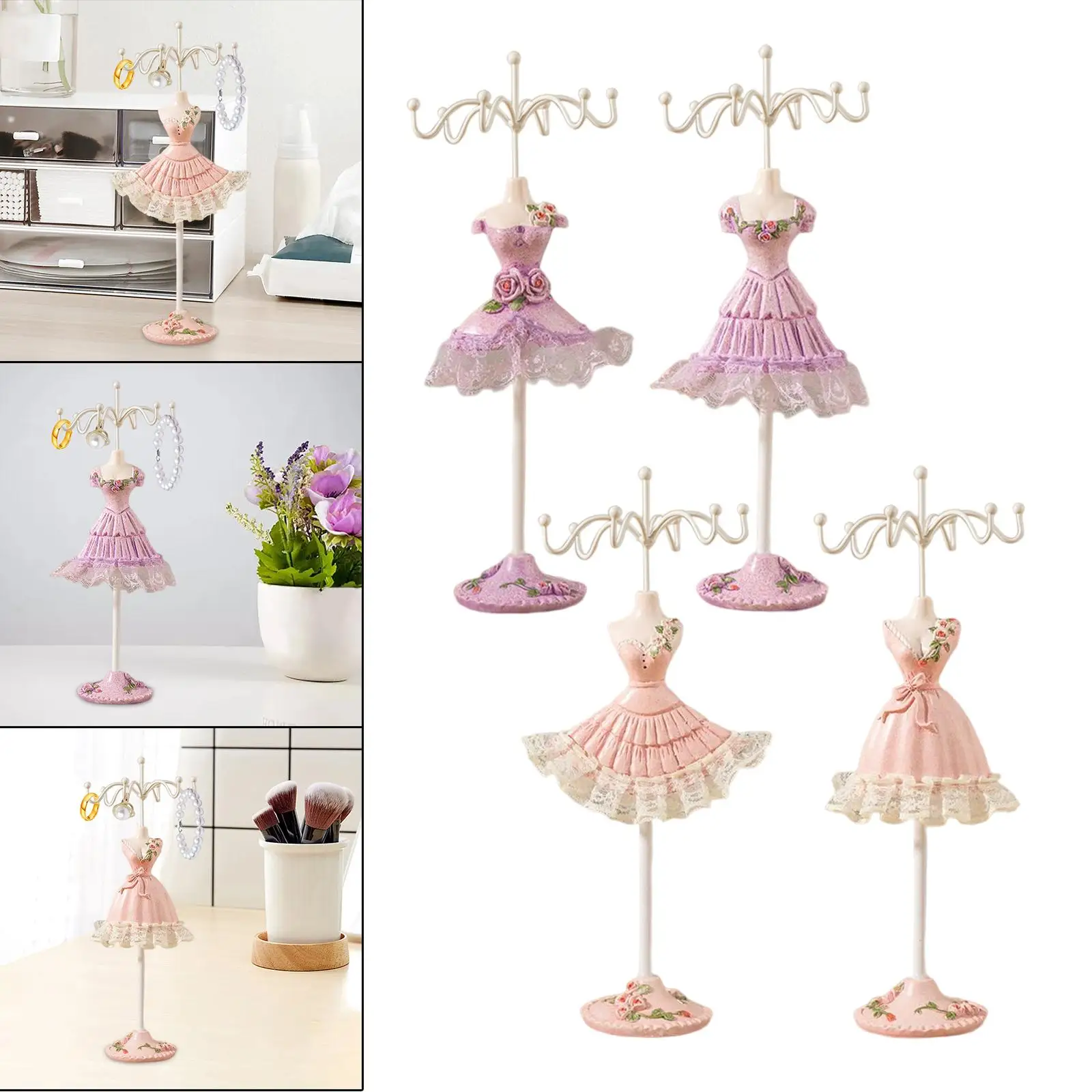 Fashion Jewelry Display Stand Decoration with 6 Hooks Model Dress Jewelry Rack Jewelry Display Holder Figure Stand Display Shows
Fashion Jewelry Display Stand Decoration with 6 Hooks Model Dress Jewelry Rack Jewelry Display Holder Figure Stand Display Shows