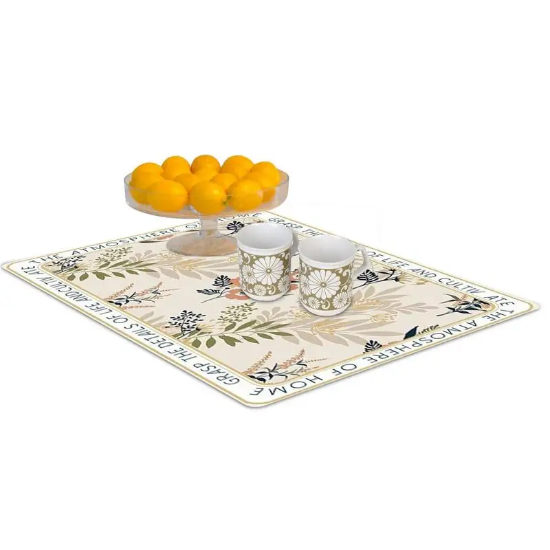 Drain Pad Dish Drying Mat Super Absorbent Drainer Mats Tableware Bottle Rugs Kitchen Dinnerware Placemat
Drain Pad Dish Drying Mat Super Absorbent Drainer Mats Tableware Bottle Rugs Kitchen Dinnerware Placemat