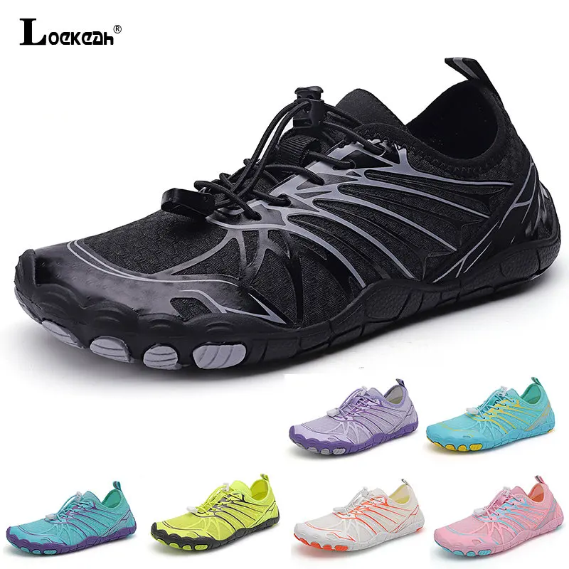 

Summer Upstream Wading Swimming Surfing Aqua Shoes Men Barefoot Beach Sneakers Women Quick Dry Outdoor Seaside Water Shoes