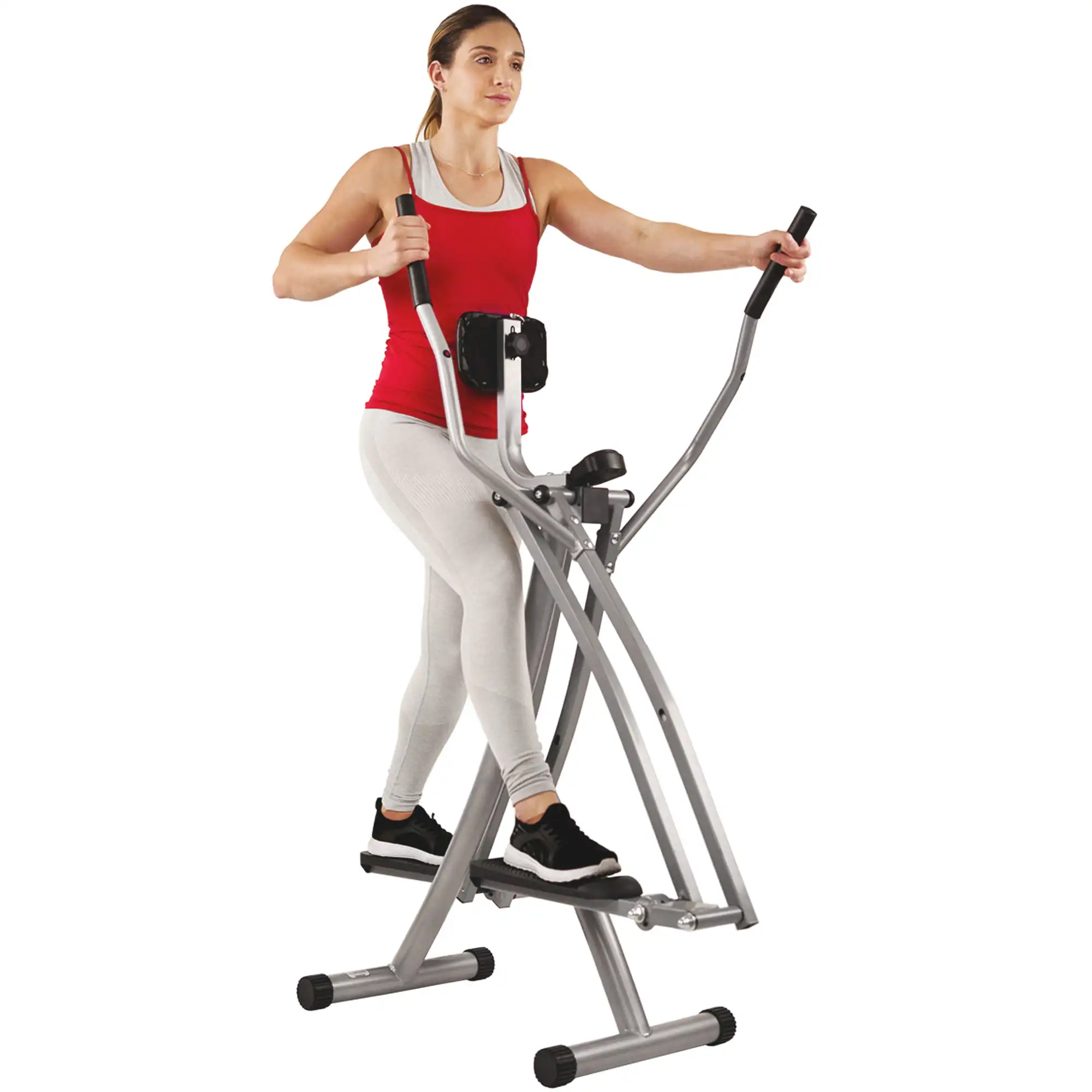 

Sunny Health & Fitness SF-E902 Air Walk Trainer Glider w/ LCD Monitor pedales estaticos ejercicio