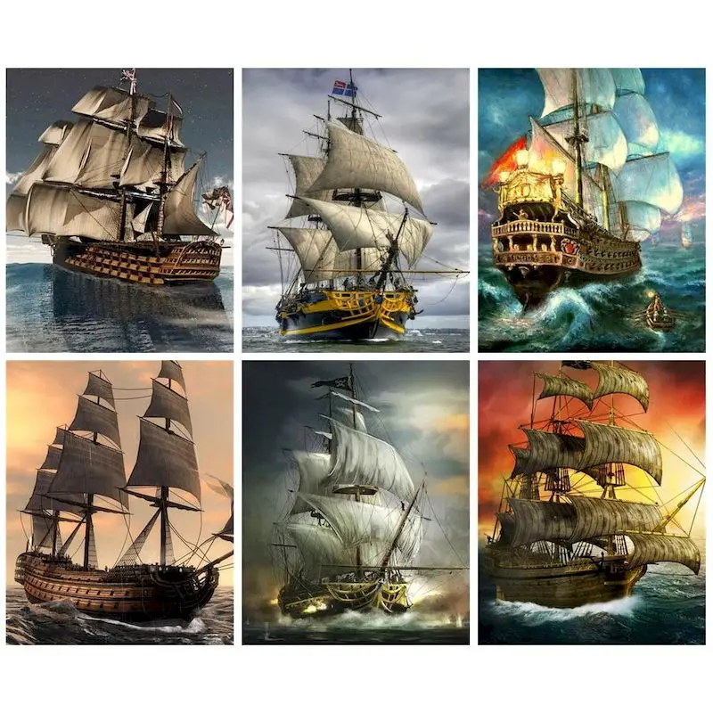 SDOYUNO 5D Diamond Painting Kit DIY Sailboat Landscape Round Diamond Embroidery Mosaic Picture Home Decoration Gift
SDOYUNO 5D Diamond Painting Kit DIY Sailboat Landscape Round Diamond Embroidery Mosaic Picture Home Decoration Gift