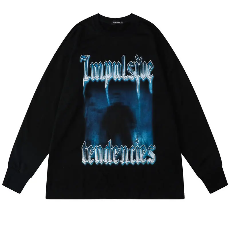 Men Long Sleeve T-Shirt Hip Hop Graphic Print Punk Gothic Cotton Tshirt Streetwear 2022 Harajuku Fashion Casual Loose Shirts Top
Men Long Sleeve T-Shirt Hip Hop Graphic Print Punk Gothic Cotton Tshirt Streetwear 2022 Harajuku Fashion Casual Loose Shirts Top