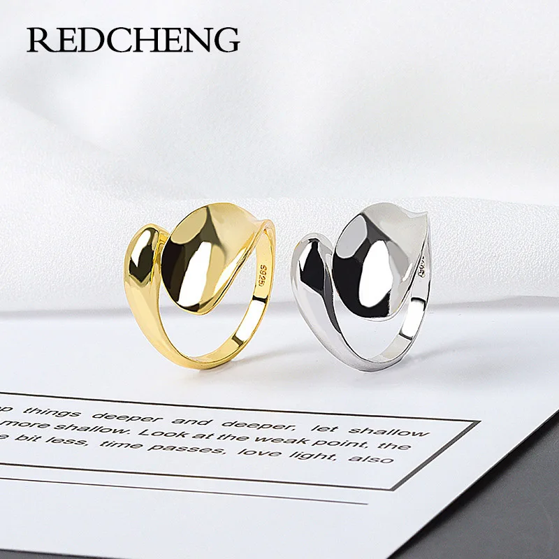 REDCHENG 925 геометрические гладкие кольца со штампом для женщин креативные очаровательные несимметричные крупные кольца НОВЫЙ ДИЗАЙН простые ...
REDCHENG 925 геометрические гладкие кольца со штампом для женщин креативные очаровательные несимметричные крупные кольца НОВЫЙ ДИЗАЙН простые ...