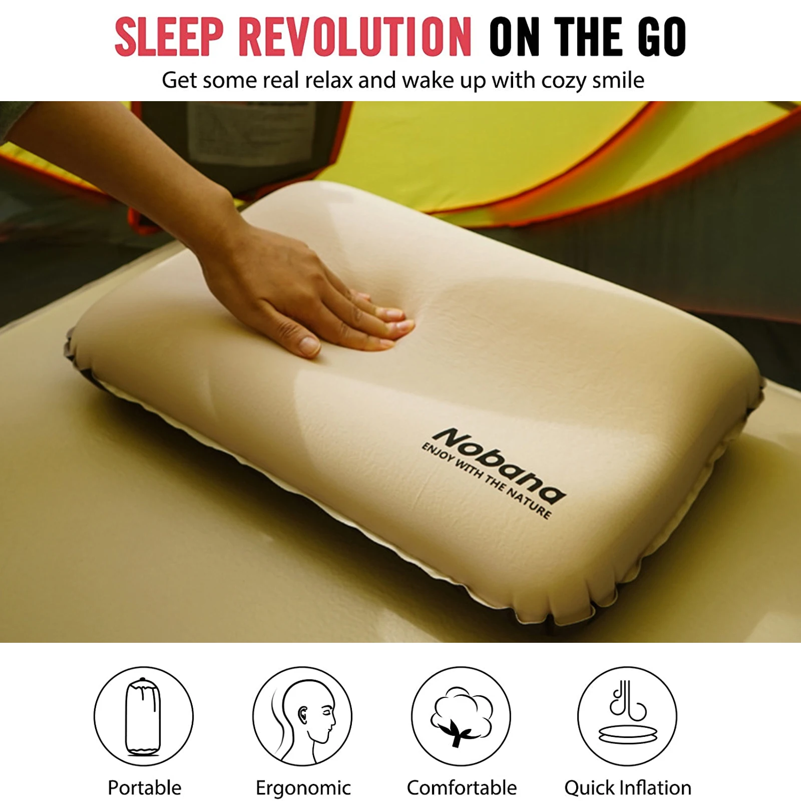 Inflating Camping Pillow Portable Ultralight Camping Sleep Pillow High Resilience Soft Relax Neck Pillow Travel Hiking Rest Gear
Inflating Camping Pillow Portable Ultralight Camping Sleep Pillow High Resilience Soft Relax Neck Pillow Travel Hiking Rest Gear