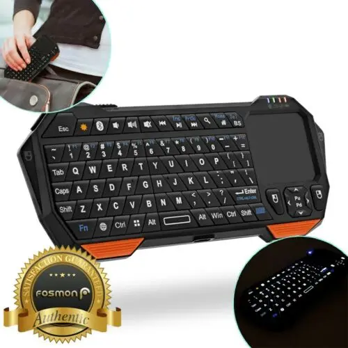 30ft Range Mini Wireless Bluetooth Keyboard w/ Touchpad for PS4 Xbox 360 PC VR
30ft Range Mini Wireless Bluetooth Keyboard w/ Touchpad for PS4 Xbox 360 PC VR