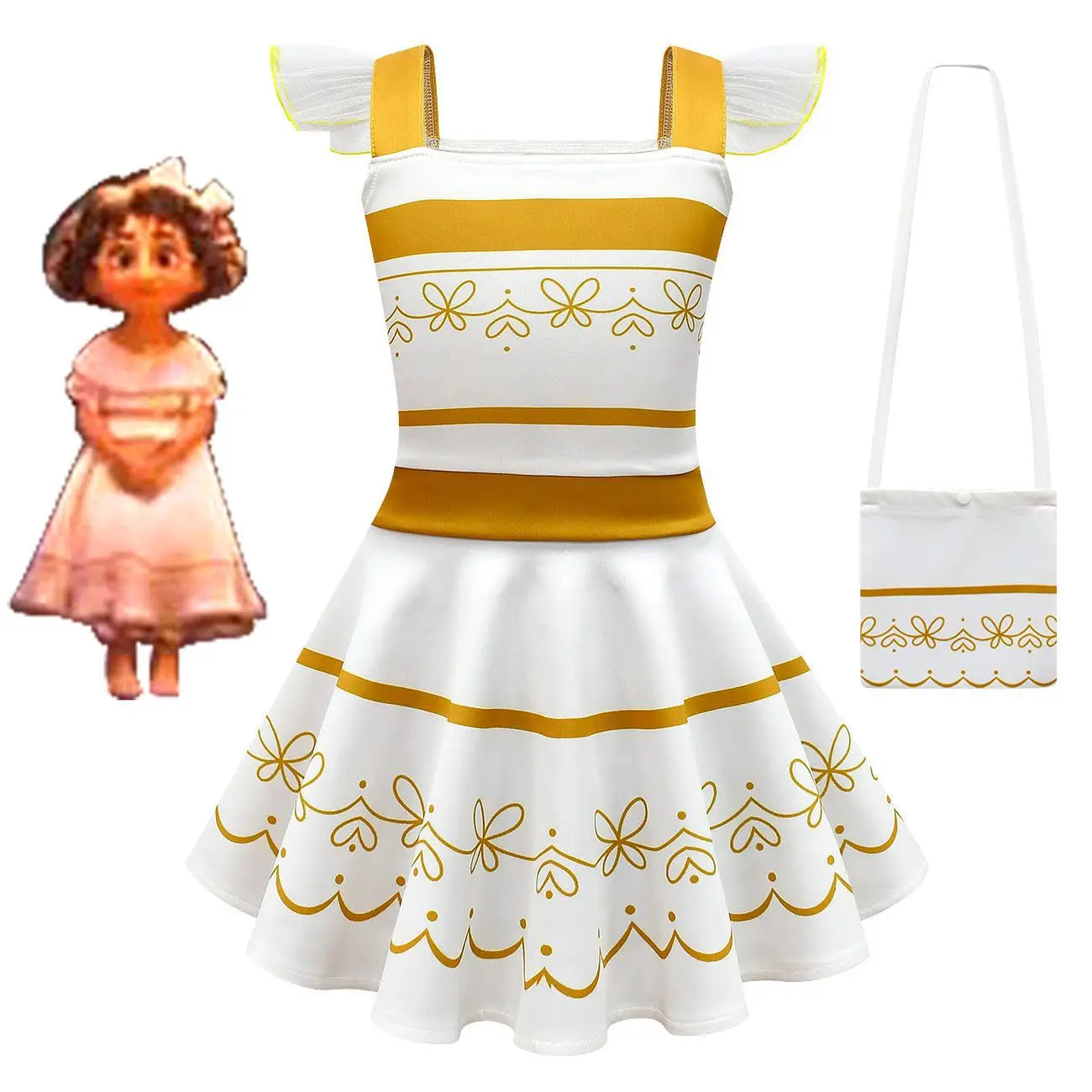 Disney Encanto Isabela Mirabel Princess Cosplay Dress Girls Sling Ballerina Dress Kids Easter Party Costume Birthday Gift
Disney Encanto Isabela Mirabel Princess Cosplay Dress Girls Sling Ballerina Dress Kids Easter Party Costume Birthday Gift