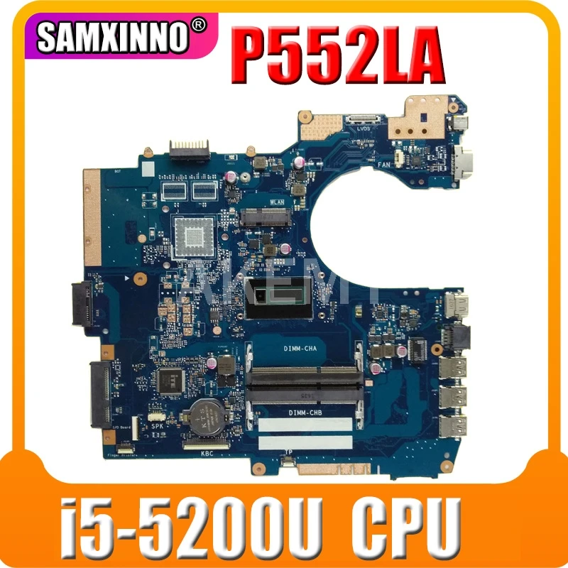 Материнская плата SAMXINNO для ноутбука Asus P552LA, P552L, P552LA, P552LJ, PRO552L, материнская плата для ноутбука с Регламентом роста SE23Y, процессор GMA HD
Материнская плата SAMXINNO для ноутбука Asus P552LA, P552L, P552LA, P552LJ, PRO552L, материнская плата для ноутбука с Регламентом роста SE23Y, процессор GMA HD