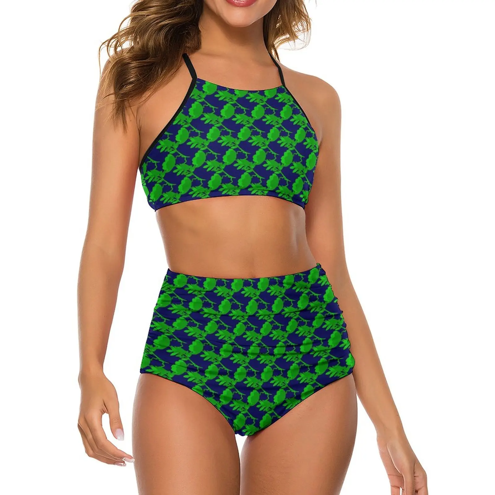 Plants Print Bikinis Set Green Leaves Push Up Bikini Swimsuit Sexy High Waist Swimwear Fitness Custom Novelty Feminine Bikinis
Plants Print Bikinis Set Green Leaves Push Up Bikini Swimsuit Sexy High Waist Swimwear Fitness Custom Novelty Feminine Bikinis
